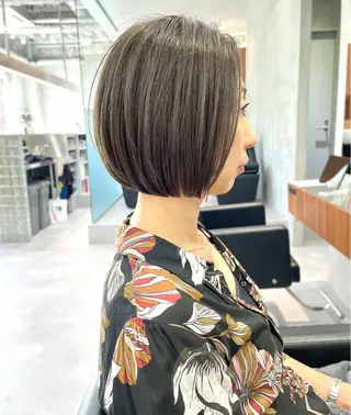 ショート カラー 👑ボブはお任せ ミヤノ👑のヘアスタイル