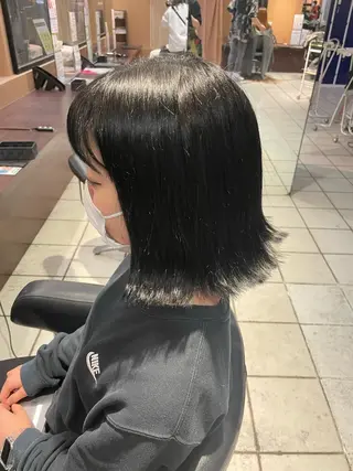 ミディアム カラー 髪質改善/ 梅田中崎町/宮里のヘアスタイル