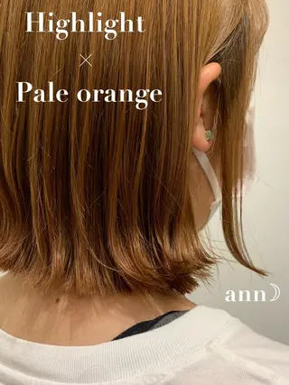 ミディアム カラー 韓国スタイル🇰🇷 annaのヘアスタイル