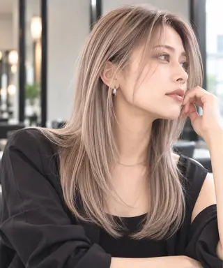 ロング カラー 西山竜一 /垢抜け大人髪のヘアスタイル