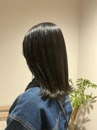 ミディアム カラー 透明感ケアカラー/ レイヤー/ryokaのヘアスタイル