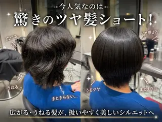 ショート 縮毛矯正/レイヤー taiga🐯のヘアスタイル