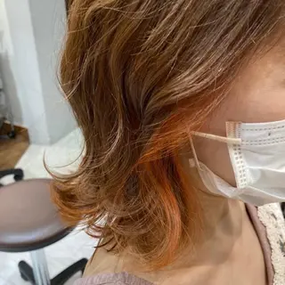 ミディアム カラー 【パリ研修済】貝沼 しおん（矢場町）のヘアスタイル