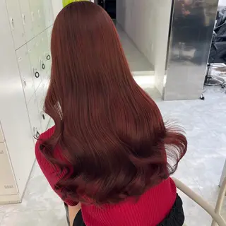 ロング 🍒韓国y2k暖色 NO.1🍒REAのヘアスタイル
