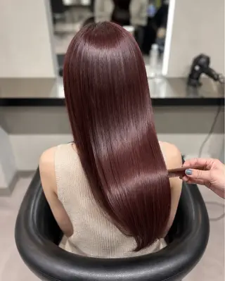 ミディアム カラー 🌈ウルトワ水素 髪質改善naru🌈のヘアスタイル
