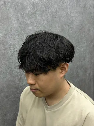 パーマ メンズ センターパート特化 🌹RIO🌹のヘアスタイル