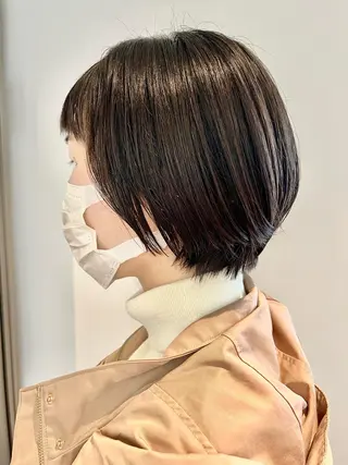 ショート 稲荷 友美のヘアスタイル