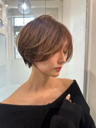 ショート 縮毛矯正/レイヤー taiga🧡のヘアスタイル
