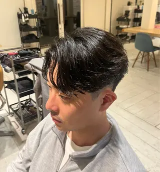 パーマ メンズ メンズ特化 山崎  蓮のヘアスタイル