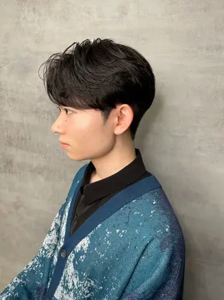 パーマ メンズ 静岡 / 毛流れ特化 /下居真大のヘアスタイル