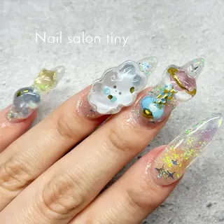 ネイル Nail salon tiny🩵のネイルデザイン
