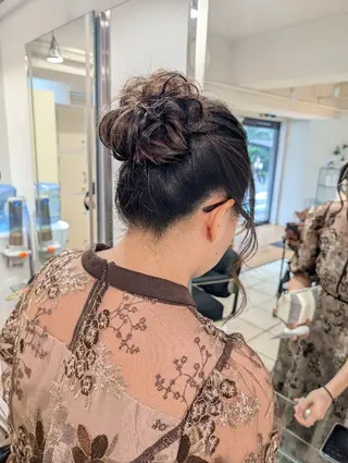 ヘアアレンジ ロング 似合わせヘアセット＆ カット🤍野口弥生のヘアスタイル