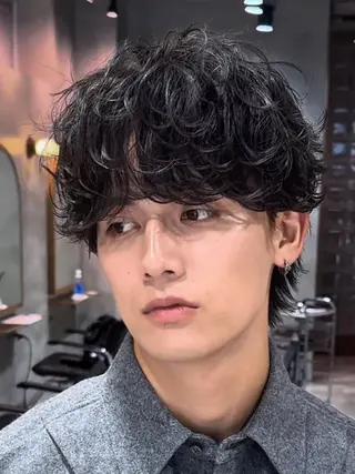 パーマ メンズ ゆきえ🤍 fifth/パーマ‪のヘアスタイル