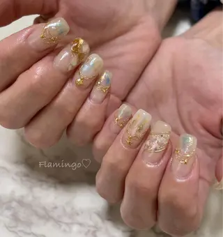 ネイル 爪を傷ませない♡ 爪の土台を第一に✨のネイルデザイン