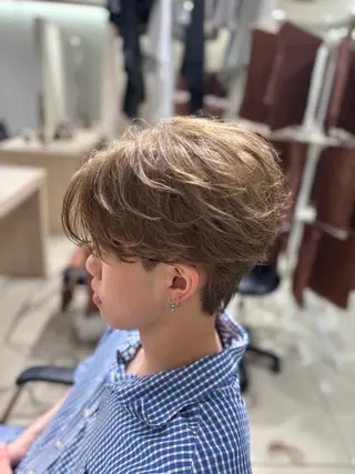 パーマ メンズ 💠メンズ縮毛矯正 /パーマ💠林慶太のヘアスタイル