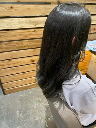 セミロング 中西 優暉のヘアスタイル