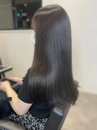 ロング 艶カラー/縮毛矯正/ 鴨川育弥のヘアスタイル