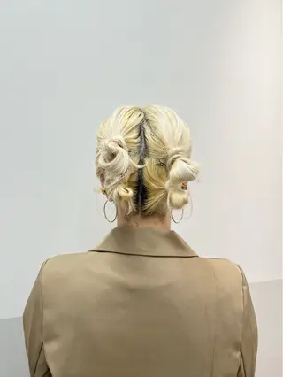ミディアム ヘアアレンジ 似合わせレイヤー/ 美髪縮毛矯正/ミナエのヘアスタイル