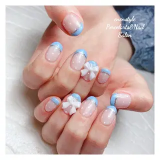 ミディアム ネイル 🐾enen style 🐾のネイルデザイン