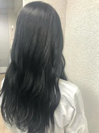 セミロング ブリーチ/髪質改善 店長　板垣智大のヘアスタイル