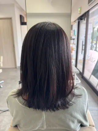 ミディアム 月館 怜奈のヘアスタイル