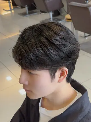 メンズ アイブロウ 草薙メンズ縮毛矯正 💫緒方美柚のヘアスタイル