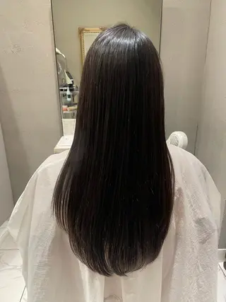ロング パーマ 松田 響のヘアスタイル
