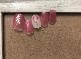 ネイル パラあり！フィルイン 美フォルムのネイルデザイン