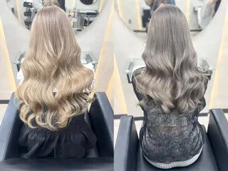 セミロング 垢抜け🪄透明感✨ ブリーチ特化のヘアスタイル
