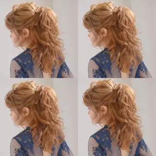 セミロング ヘアアレンジ 🌷MAYU 🌷のヘアスタイル