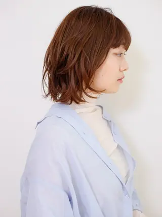 ミディアム カラー BASSA 下井草店のヘアスタイル