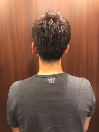 ショート メンズ 木村 りきのヘアスタイル