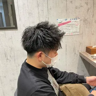 ショート パーマ メンズ Wataru 髪質改善カラー💎のヘアスタイル