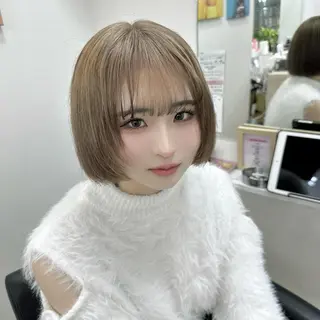 ショート カラー 9月4日限定 カットモデル募集のヘアスタイル