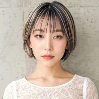 ショート インナーカラー◆ ダブルカラー◆　上原のヘアスタイル