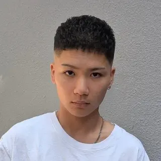 パーマ メンズ CUFFIA💈 天王寺メンズバーバーのヘアスタイル