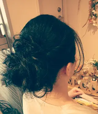 ロング ヘアアレンジ ヘアセット/髪質改善 /カラー/TADOのヘアスタイル