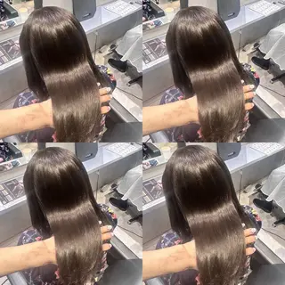 ロング カラー 艶髪×透明感カラー 海夏のヘアスタイル
