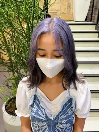 カラー 海外girl🤎 透明感ベージュmaoのヘアスタイル
