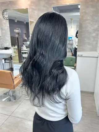 ロング レイヤー/艶髪カラー 森本くるみのヘアスタイル