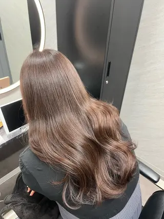 ロング カラー なんば/個室サロン タナカヒナ🌼のヘアスタイル