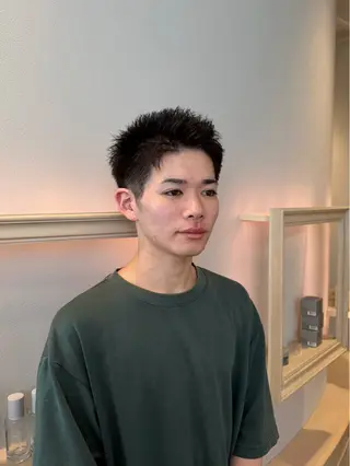 ショート メンズ サソウ ユリエ🥥のヘアスタイル