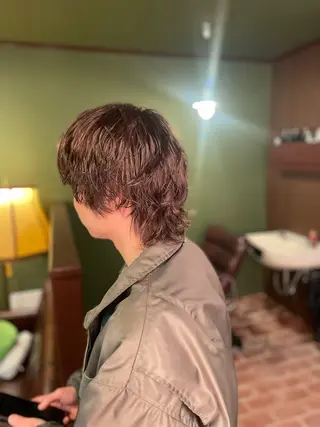 ミディアム カラー パーマ PATH-hair. storeのヘアスタイル