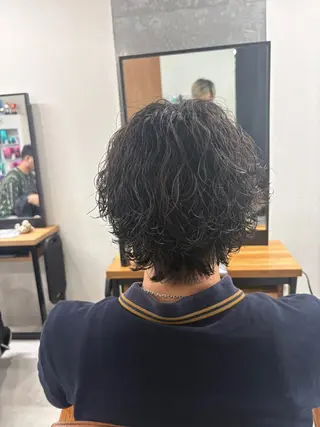 パーマ メンズ 下北沢メンズパーマ 特化園田　楓莉のヘアスタイル