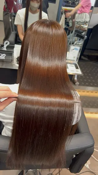 ロング 縮毛矯正 /伊藤はるかのヘアスタイル