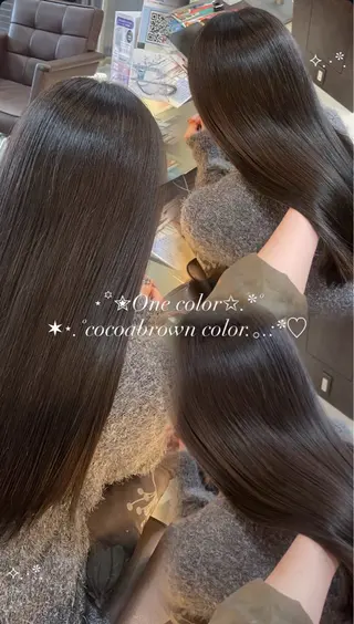 ロング カラー 🤎韓国ヘア ベージュ まゆか🤎のヘアスタイル