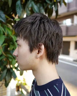 カラー メンズ sim / kantaのヘアスタイル
