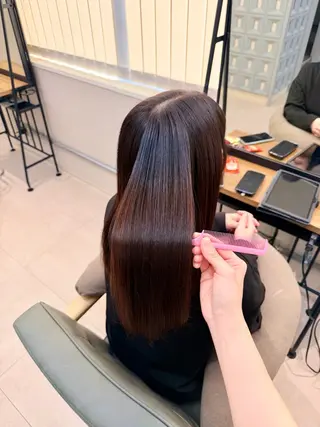ロング 縮毛矯正/髪質改善 /SATOKOのヘアスタイル