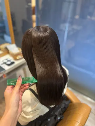 セミロング カラー yui🥀/ボブ /ブリーチなしカラーのヘアスタイル