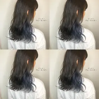 ロング カラー あさだ しゅうたろうのヘアスタイル